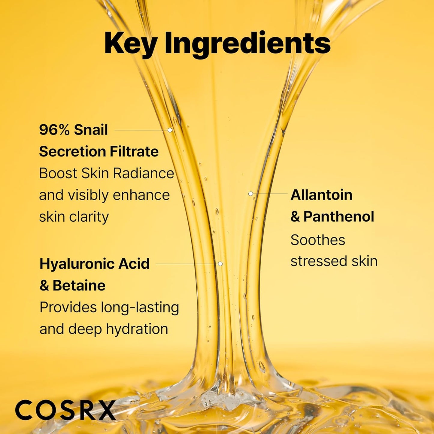 COSRX Advanced Snail 96 Mucin Power Essence 100ml | Snail Secretion Filtrate 96% | Skin Repair Serum | CPNP Registered, Korean Skin Care, Cruelty Free, Paraben Free, Alcohol Free