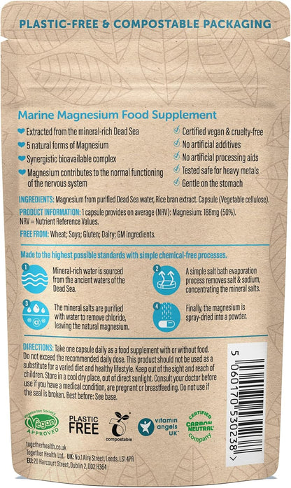 Marine Magnesium – Together Health – from Natural Marine Salts – 5 Natural Forms of Magnesium – Vegan Friendly – Made in The UK