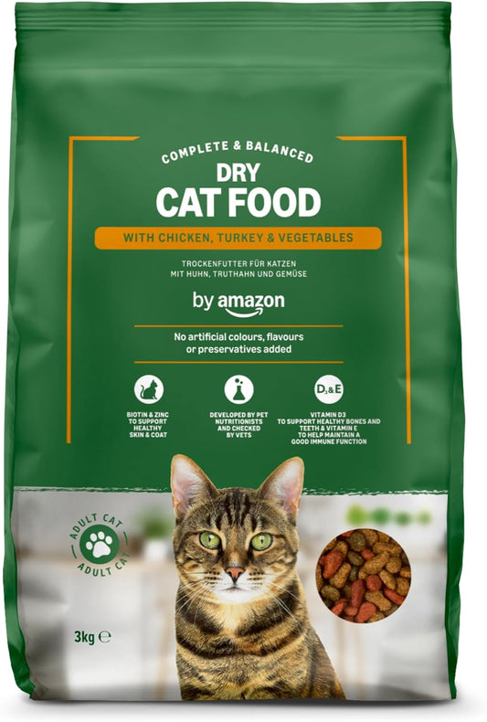 Complete Dry Cat Food with Salmon, Tuna and Vegetables