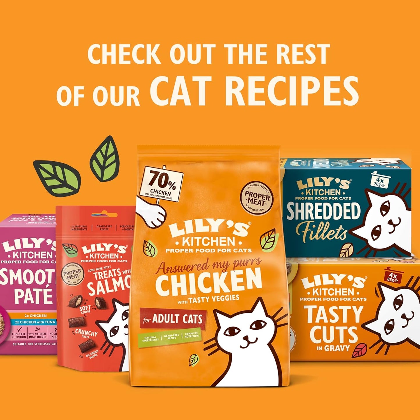 Lily’s Kitchen Smooth Chicken Paté Complete Adult Cat Food 19 x 85g